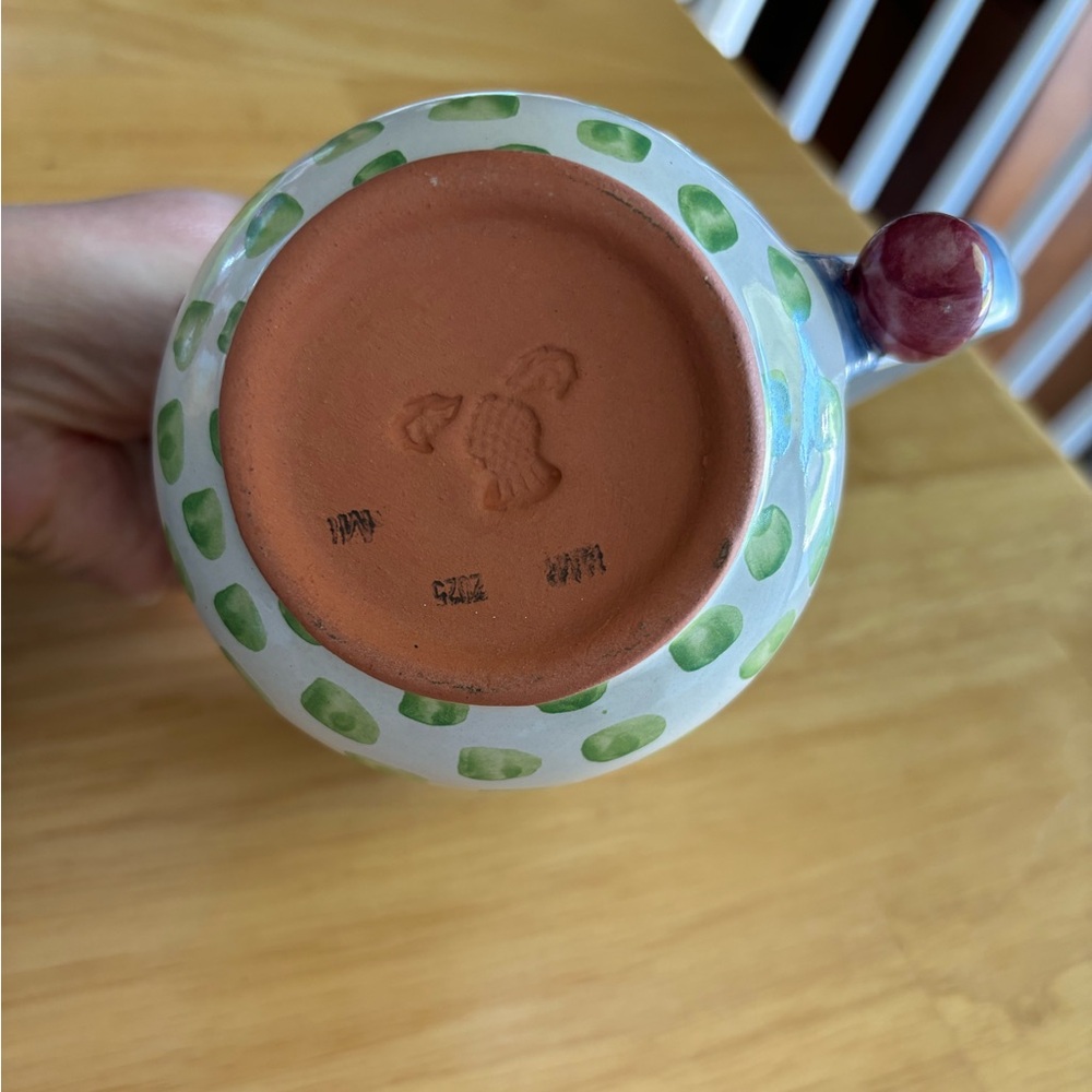 Mackenzie-Childs Posy Ceramic Mug - limited Mug Collectors Series - April - Picture 5 of 9